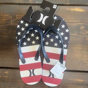 Men’s  Hurley sandal’s American Flag 11
